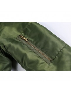 Men's Military Outdoor Thicken Fur Collar Solid Color Windproof Warm Loose Tactical Jacket