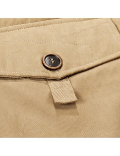 Winter Thicken Warm Multi Pockets Solid Color Detachable Hood Jacket for Men