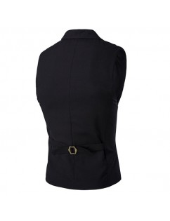 British Style Business Casual Stylish Double Breasted Waistcoats for Men