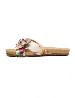 Summer Bohemia Bowknot Design Sandals - Apricot Eu 37