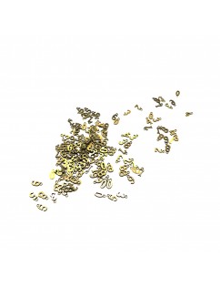 Wholesale 100g Bulk Lots Tibetan Silver Copper Mix Charm Pendants Jewelry DIY Zero to Nine Numbers Elements