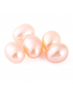 1 Pc Oval Shape Freshwater Pearl Beads Pendant Charms For Locket Cage Necklace Jewelry Making 6mm-7mm