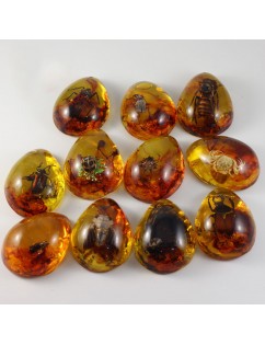 Natural Insect Amber Pendant Scorpion Bee Butterfly Hornet Spider Amber Handmade Beeswax Amber Pendant Gift For Men Women
