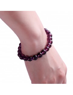 10 Colors 8mm Natural Crystal Beads Bracelet Women Men Bracelets Fashion Jewelry Wholesale
