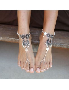 1Pc Women Retro Bohemia Beach Anklet Sandals Foot Chain Ankle Bracelet Boho Jewelry