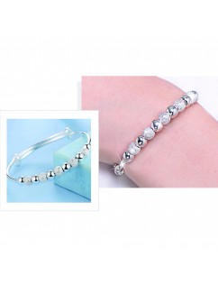925 Silver Bangle Bracelet Bell Charm Pendant Ladies Womens Girl Jewellery Gift