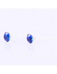 20 Pairs Pretty Crystal Rhinestone Round Earrings Ear Studs Allergy Free Pin